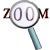 Zoom magnifying image to view full website